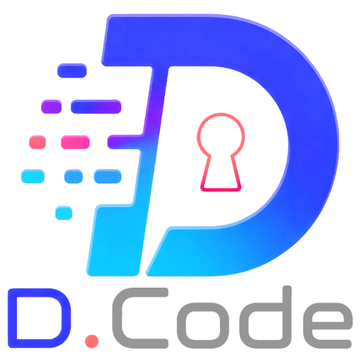 D.Code App-Icon auf hellem Hintergrund